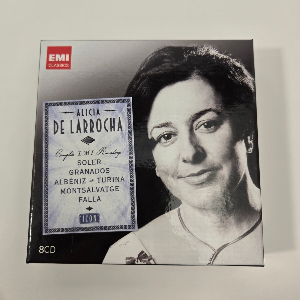 Alicia de Larrocha Complete EMI Recordings 8 CD Box Set EMI Classics Icon EX/NM